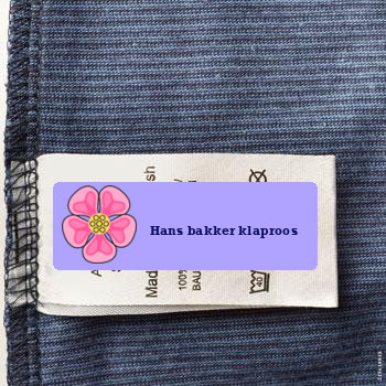 Stick-On Clothing Labels