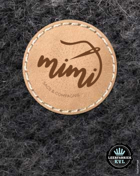 Faux Leather Clothing Labels