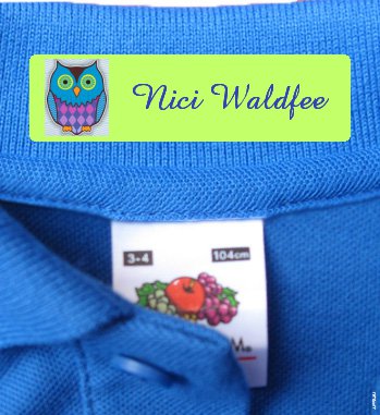 Iron On Name Tags For Clothes