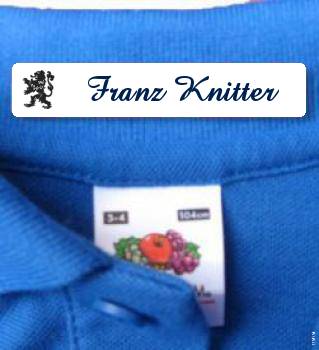 Children's Clothing Labels