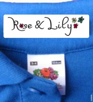 Children's Clothing Labels